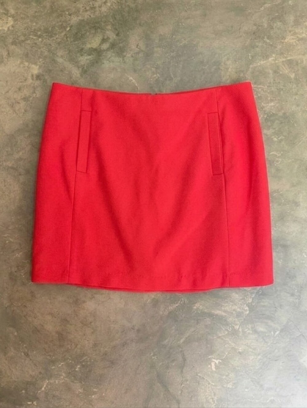 Banana Republic Pique Mini Skirt Pumpkin Orange 14